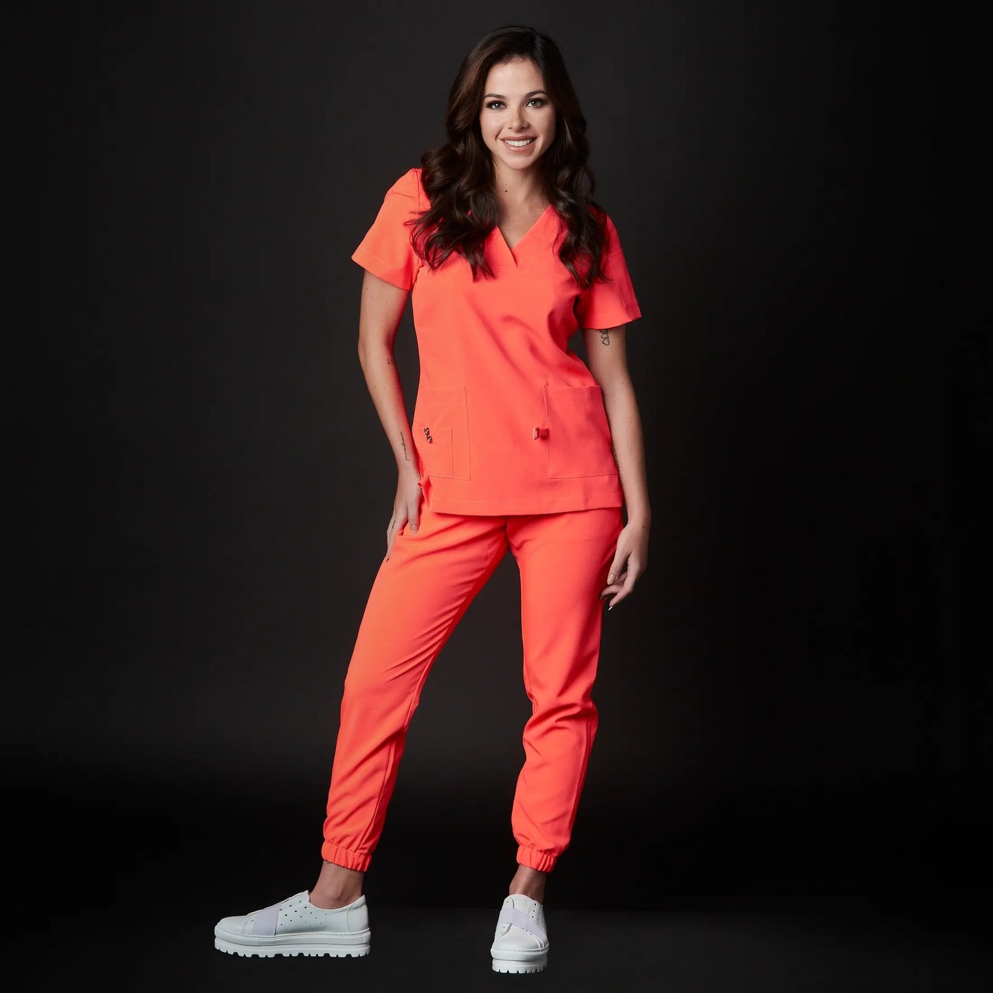 Pijama Sanitario Performance Mujer Square Antibacterial - Clearance